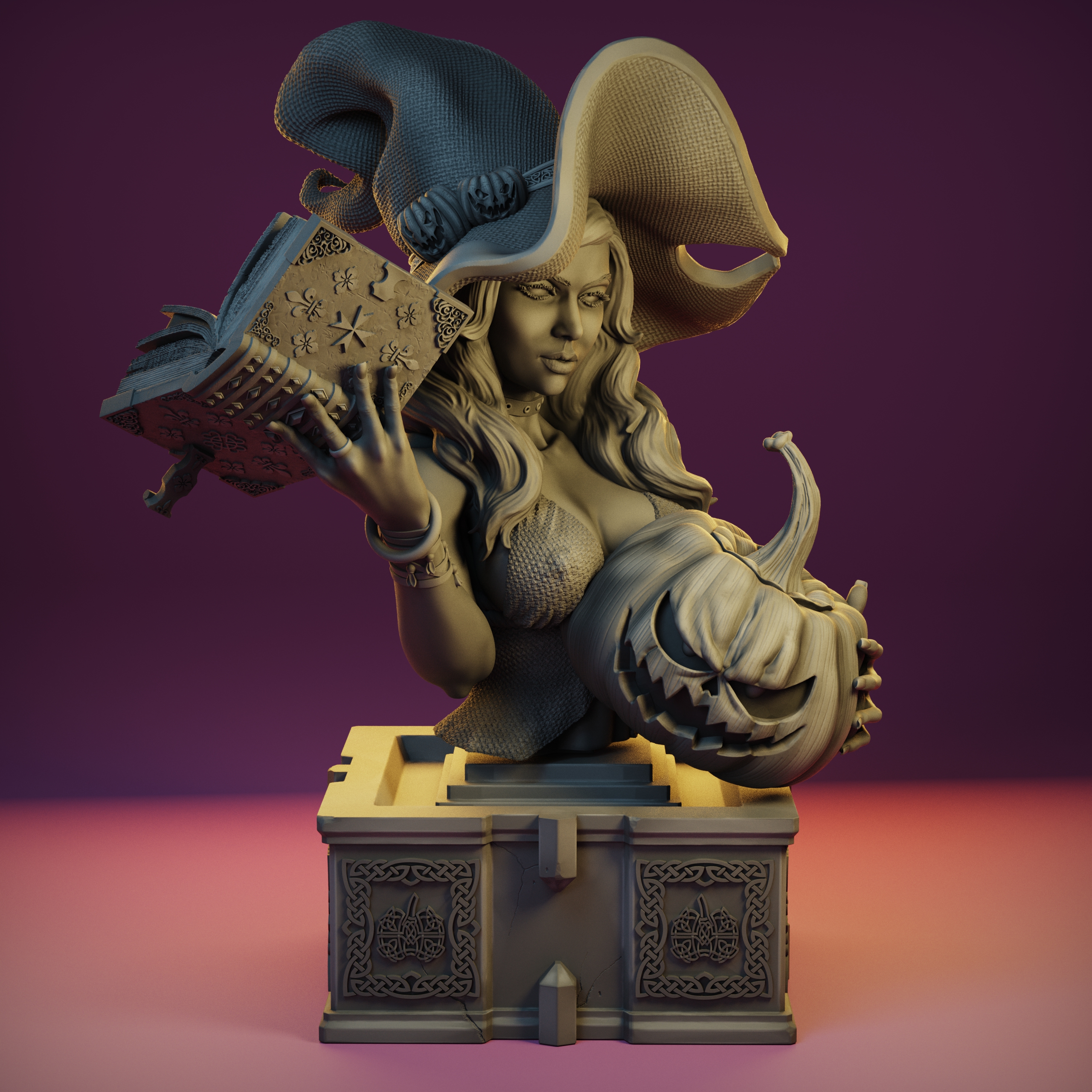 BUST Mabel the Witch - Boardgame with DnD Sheet